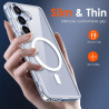 ivoler Coque Magnétique pour Samsung Galaxy S26+ 5G/ S26 Plus 5G avec 2 Pièces Verre Trempé, Compatible avec MagSafe, [Anti-Jaun
