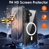 ivoler Magnétique Coque 3 en 1 Compatible avec Samsung Galaxy S26 5G - Étui Antichoc avec Protection Militaire, 2 Pièces Verre T
