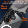 ivoler Coque Magnétique pour Samsung Galaxy S26+ 5G/ S26 Plus 5G avec 2 Pièces Verre Trempé, Compatible avec MagSafe, [Anti-Jaun