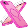 ivoler Coque Magnétique pour iPhone 17e / 16e, Compatible avec Magsafe, 2 Pièces Verre Trempé - Étui Antichoc avec Protection Mi