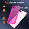 ivoler Coque Magnétique pour iPhone 17e / 16e, Compatible avec Magsafe, 2 Pièces Verre Trempé - Étui Antichoc avec Protection Mi