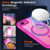 ivoler Coque Magnétique pour iPhone 17e / 16e, Compatible avec Magsafe, 2 Pièces Verre Trempé - Étui Antichoc avec Protection Mi