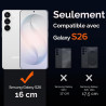 ivoler Coque Magnétique pour Samsung Galaxy S26 5G avec 2 Pièces Verre Trempé, Compatible avec MagSafe, Translucide Mat Arrière 