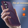 ivoler Coque Magnétique pour Samsung Galaxy S26 5G avec 2 Pièces Verre Trempé, Compatible avec MagSafe, Translucide Mat Arrière 