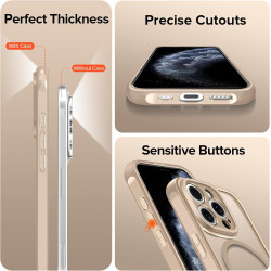ivoler Coque Magnétique pour iPhone 11 Pro 5.8 Pouces, Compatible avec MagSafe, [Protection Antichoc Militaire] Translucide Mat 