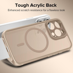 ivoler Coque Magnétique pour iPhone 11 Pro 5.8 Pouces, Compatible avec MagSafe, [Protection Antichoc Militaire] Translucide Mat 