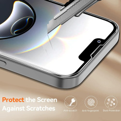 ivoler Coque Magnétique pour iPhone 17e / 16e, Compatible avec Magsafe, 2 Pièces Verre Trempé - Étui Antichoc avec Protection Mi