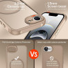ivoler Coque Magnétique pour iPhone 17e / 16e, Compatible avec Magsafe, 2 Pièces Verre Trempé - Étui Antichoc avec Protection Mi