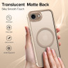 ivoler Coque Magnétique pour iPhone 17e / 16e, Compatible avec Magsafe, 2 Pièces Verre Trempé - Étui Antichoc avec Protection Mi