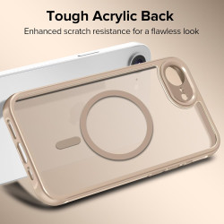ivoler Coque Magnétique pour iPhone 17e / 16e, Compatible avec Magsafe, 2 Pièces Verre Trempé - Étui Antichoc avec Protection Mi
