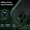 ivoler Coque Magnétique pour iPhone 11 Pro 5.8 Pouces, Compatible avec MagSafe, [Protection Antichoc Militaire] Translucide Mat 