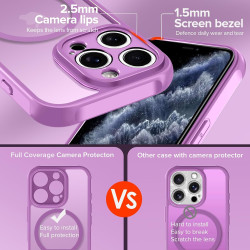 ivoler Coque Magnétique pour iPhone 11 Pro 5.8 Pouces, Compatible avec MagSafe, [Protection Antichoc Militaire] Translucide Mat 
