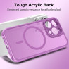 ivoler Coque Magnétique pour iPhone 11 Pro 5.8 Pouces, Compatible avec MagSafe, [Protection Antichoc Militaire] Translucide Mat 