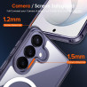 ivoler Coque Magnétique pour Samsung Galaxy S26+ 5G/ S26 Plus 5G avec 2 Pièces Verre Trempé, Compatible avec MagSafe, [Anti-Jaun