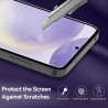 ivoler Coque Magnétique pour Samsung Galaxy S25 FE 5G, Compatible avec MagSafe, Translucide Mat Arrière Étui de Protection en Si
