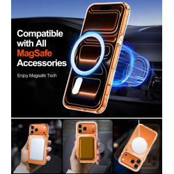 ivoler Coque Magnétique pour iPhone 17 Pro Max, Compatible avec MagSafe, [Anti-Jaunissement] [Protection Antichoc Militaire] HD 