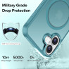 ivoler Coque Magnétique pour iPhone 16 Plus, Compatible avec MagSafe, [Protection Antichoc Militaire] Translucide Mat Arrière Ét