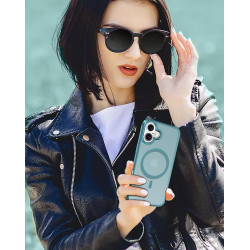 ivoler Coque Magnétique pour iPhone 16 Plus, Compatible avec MagSafe, [Protection Antichoc Militaire] Translucide Mat Arrière Ét