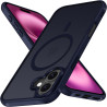 ivoler Coque Magnétique pour iPhone 16 Plus, Compatible avec MagSafe, [Protection Antichoc Militaire] Translucide Mat Arrière Ét