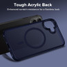 ivoler Coque Magnétique pour iPhone 16 Plus, Compatible avec MagSafe, [Protection Antichoc Militaire] Translucide Mat Arrière Ét
