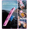 ivoler Coque Magnétique pour iPhone 16 Plus, Compatible avec MagSafe, [Protection Antichoc Militaire] Translucide Mat Arrière Ét