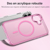 ivoler Coque Magnétique pour iPhone 16 Plus, Compatible avec MagSafe, [Protection Antichoc Militaire] Translucide Mat Arrière Ét