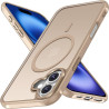 ivoler Coque Magnétique pour iPhone 16 Plus, Compatible avec MagSafe, [Protection Antichoc Militaire] Translucide Mat Arrière Ét