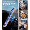 ivoler Coque Magnétique pour iPhone 16 Plus, Compatible avec MagSafe, [Protection Antichoc Militaire] Translucide Mat Arrière Ét