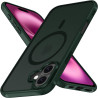 ivoler Coque Magnétique pour iPhone 16 Plus, Compatible avec MagSafe, [Protection Antichoc Militaire] Translucide Mat Arrière Ét