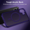 ivoler Coque Magnétique pour iPhone 16 Plus, Compatible avec MagSafe, [Protection Antichoc Militaire] Translucide Mat Arrière Ét