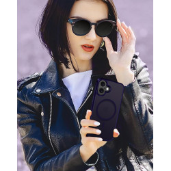 ivoler Coque Magnétique pour iPhone 16 Plus, Compatible avec MagSafe, [Protection Antichoc Militaire] Translucide Mat Arrière Ét
