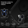 ivoler Coque Magnétique pour iPhone 16 Plus, Compatible avec MagSafe, [Protection Antichoc Militaire] Translucide Mat Arrière Ét