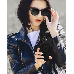 ivoler Coque Magnétique pour iPhone 16 Plus, Compatible avec MagSafe, [Protection Antichoc Militaire] Translucide Mat Arrière Ét