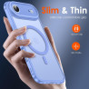 ivoler Coque Magnétique pour iPhone Air, Compatible avec MagSafe, Translucide Mat Arrière Étui de Protection en Silicone Liquide