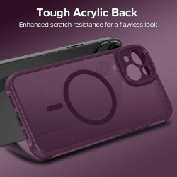 ivoler Coque Magnétique pour iPhone 13, Compatible avec Magsafe, 2 Pièces Verre Trempé - Étui Antichoc avec Protection Militaire