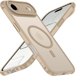 ivoler Coque Magnétique pour iPhone Air, Compatible avec MagSafe, Translucide Mat Arrière Étui de Protection en Silicone Liquide
