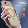 ivoler Coque Magnétique pour iPhone Air, Compatible avec MagSafe, Translucide Mat Arrière Étui de Protection en Silicone Liquide