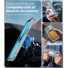 ivoler Coque Magnétique pour iPhone 13 6.1 Pouces, Compatible avec MagSafe, [Protection Antichoc Militaire] Translucide Mat Arri