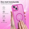 ivoler Coque Magnétique pour iPhone 13, Compatible avec Magsafe, 2 Pièces Verre Trempé - Étui Antichoc avec Protection Militaire