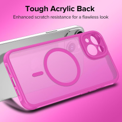 ivoler Coque Magnétique pour iPhone 13, Compatible avec Magsafe, 2 Pièces Verre Trempé - Étui Antichoc avec Protection Militaire