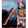 ivoler Coque Magnétique pour iPhone 12 Pro Max, Compatible avec Magsafe, 2 Pièces Verre Trempé - Étui Antichoc avec Protection M