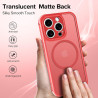ivoler Coque Magnétique pour iPhone 12 Pro Max, Compatible avec Magsafe, 2 Pièces Verre Trempé - Étui Antichoc avec Protection M
