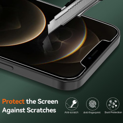 ivoler Coque Magnétique pour iPhone 12 Pro Max, Compatible avec Magsafe, 2 Pièces Verre Trempé - Étui Antichoc avec Protection M