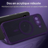 ivoler Coque Magnétique pour Google Pixel 9a, Compatible avec MagSafe, Translucide Mat Arrière Étui de Protection en Silicone Li