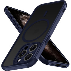 ivoler Coque Magnétique pour iPhone 11 Pro Max 6.5 Pouces, Compatible avec MagSafe, [Protection Antichoc Militaire] Translucide 