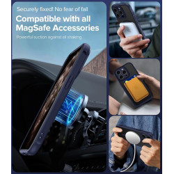 ivoler Coque Magnétique pour iPhone 11 Pro Max 6.5 Pouces, Compatible avec MagSafe, [Protection Antichoc Militaire] Translucide 