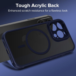 ivoler Coque Magnétique pour iPhone 11 Pro Max 6.5 Pouces, Compatible avec MagSafe, [Protection Antichoc Militaire] Translucide 