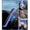 ivoler Coque Magnétique pour iPhone 11 Pro Max 6.5 Pouces, Compatible avec MagSafe, [Protection Antichoc Militaire] Translucide 