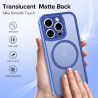 ivoler Coque Magnétique pour iPhone 11 Pro Max 6.5 Pouces, Compatible avec MagSafe, [Protection Antichoc Militaire] Translucide 
