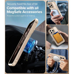 ivoler Coque Magnétique pour iPhone 11 Pro Max 6.5 Pouces, Compatible avec MagSafe, [Protection Antichoc Militaire] Translucide 